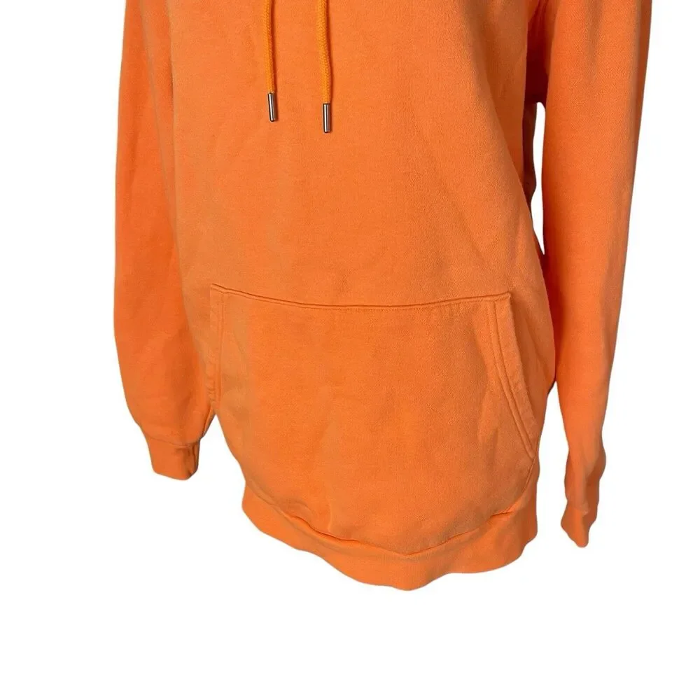 Under Armour Mens Medium Playback Essential Fleece Hoodie Orange Pullover Pocket